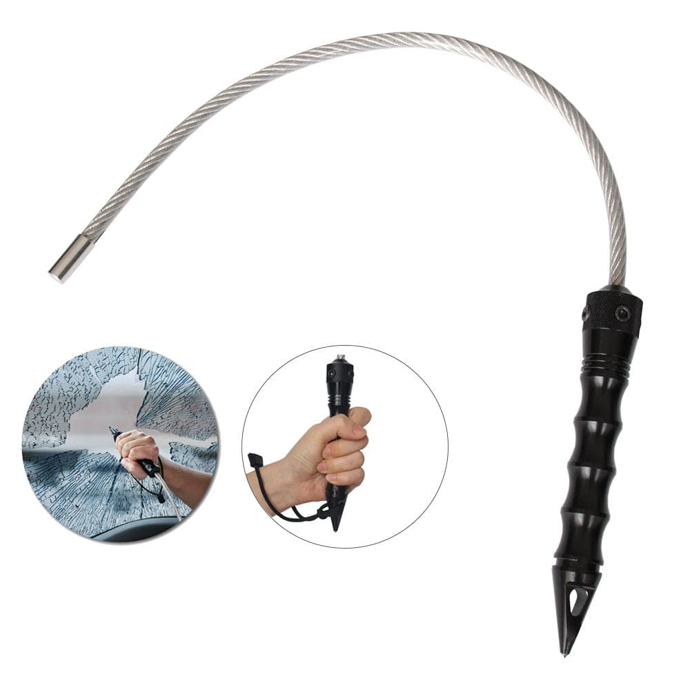 Tactical Whip Glass Breaker