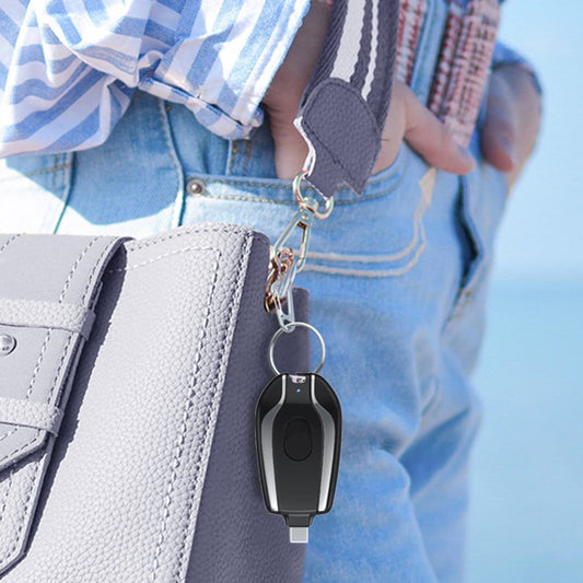 Ultra-Compact Emergency Keychain Charger - 1500mAh