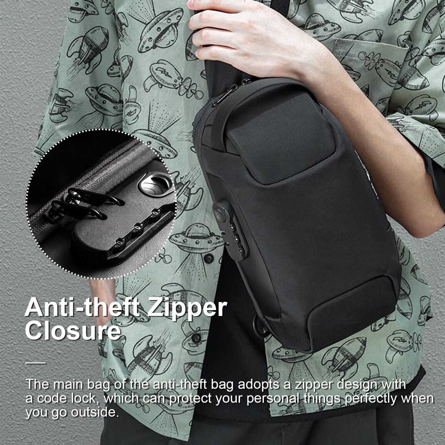 Waterproof Anti-theft Crossbody Bag