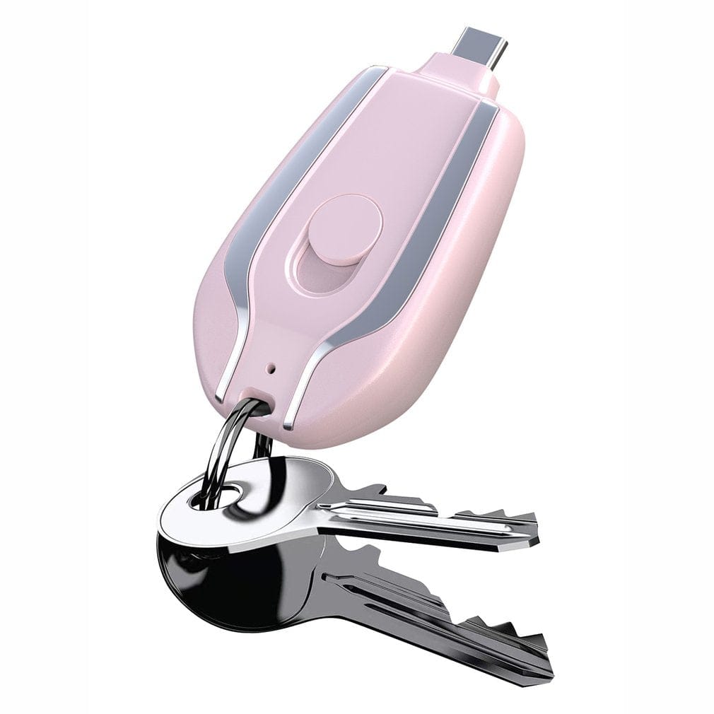 Keychain Portable Charger ,1500mAh Mini Power Emergency Pod Key